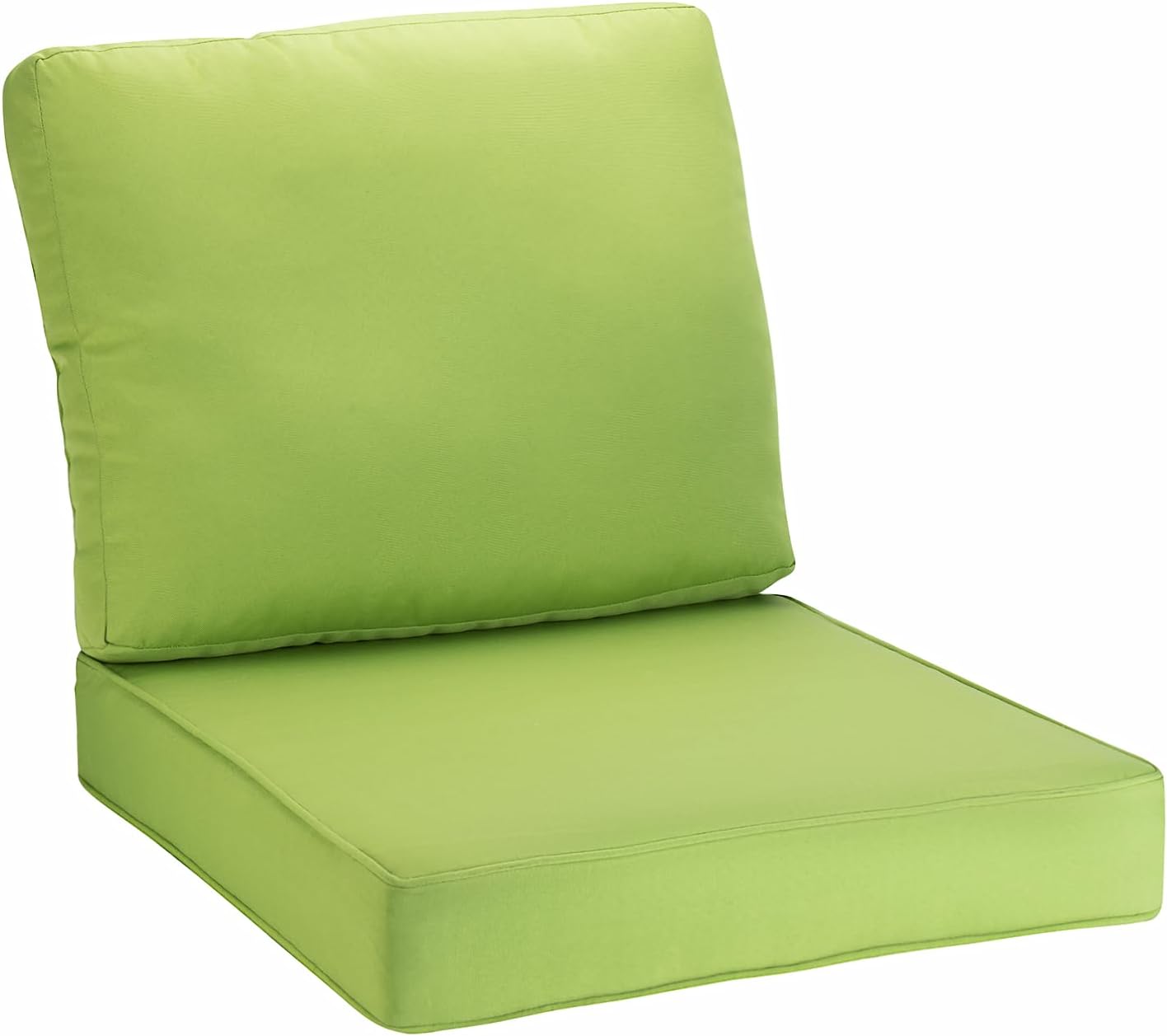JMGBird Outdoor Chair Cushion Tufted Pillow, Deep Seat Chair Cushion Set 22"x22" Outdoor Cushions for Patio Furniture