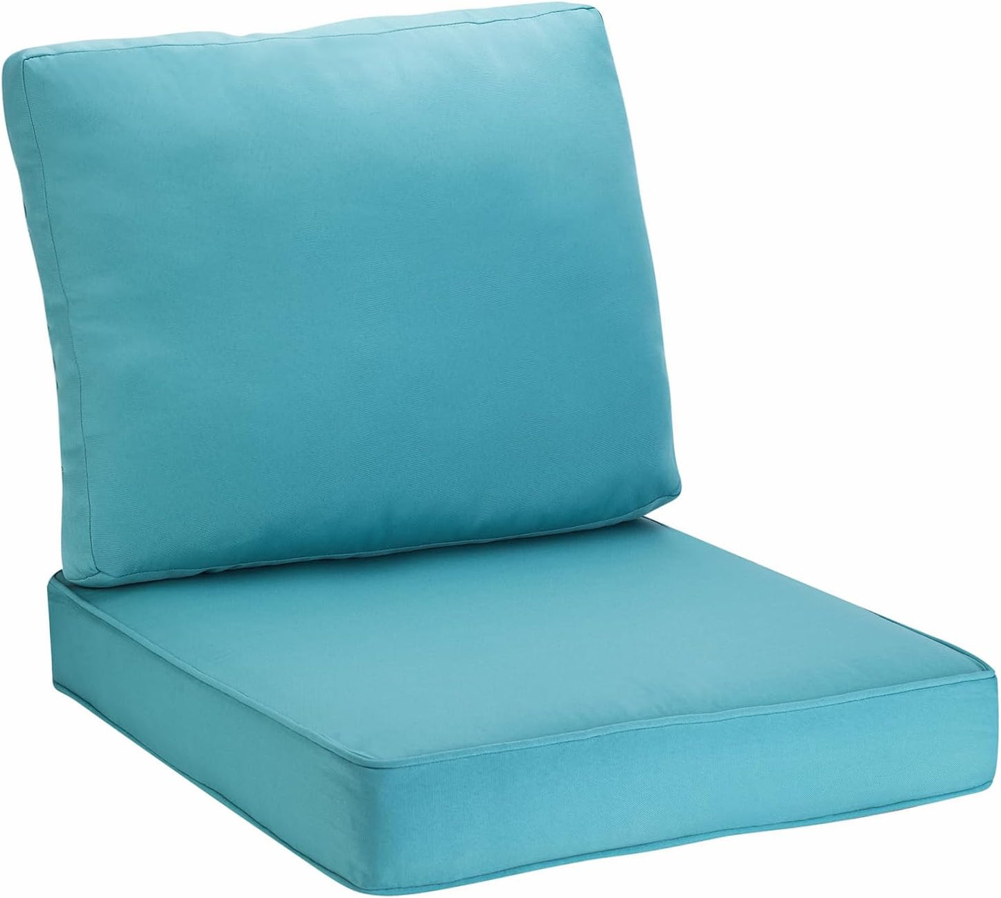 JMGBird Outdoor Chair Cushion Tufted Pillow, Deep Seat Chair Cushion Set 22"x22" Outdoor Cushions for Patio Furniture