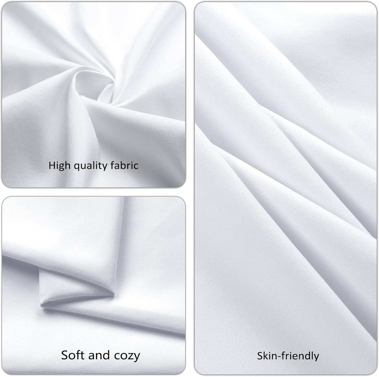 12 Pack White Round Tablecloth 120 Inch Round Table Cloth, Wrinkle Resistant and Washable Tablecloth Polyester Fabric Table Cloth Round Table Cover for Dining Wedding Banquet Party