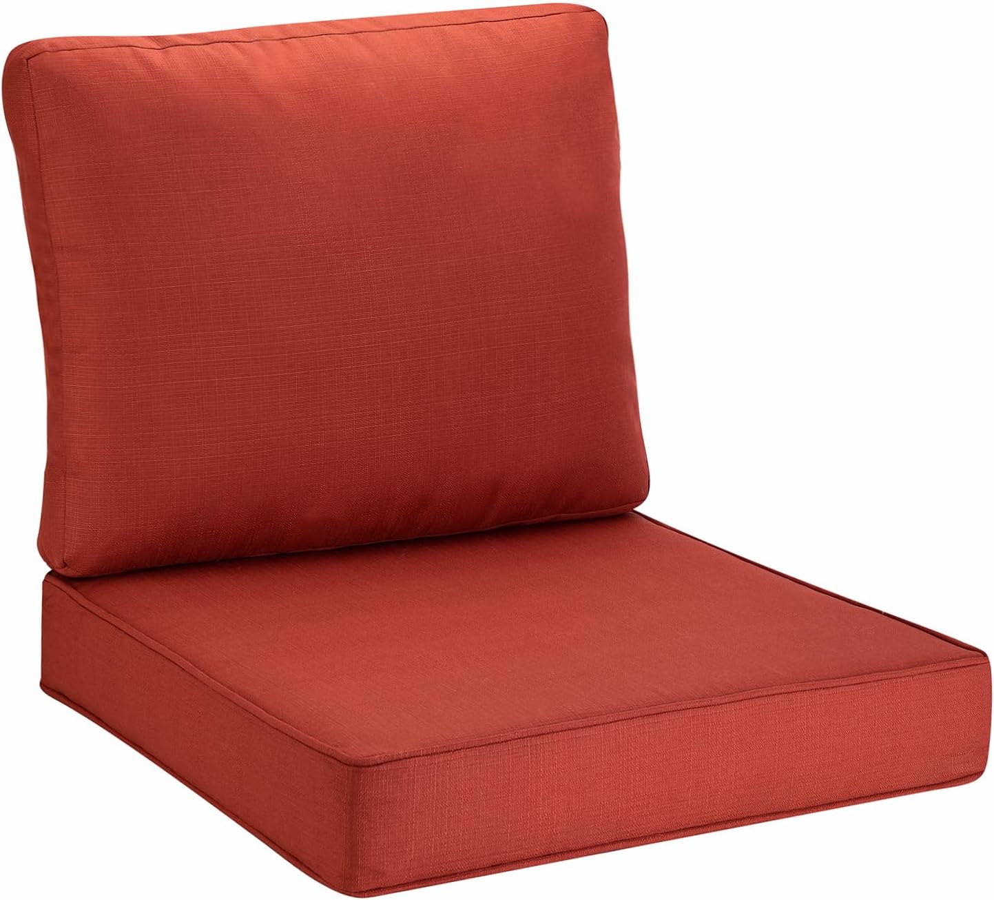 JMGBird Outdoor Chair Cushion Tufted Pillow, Deep Seat Chair Cushion Set 22"x22" Outdoor Cushions for Patio Furniture