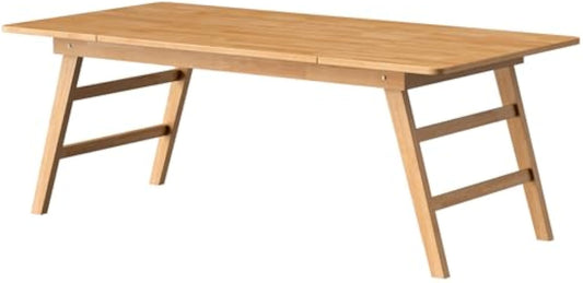 Solid Wood Folding Dining Table 83 X 39 Inches Outdoor Dining for Up to 8-10 People Serving Table Event Extension Table- Patio Furniture Solid Wood Kitchen Table